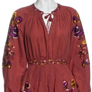 Floral  and  Crochet Dress